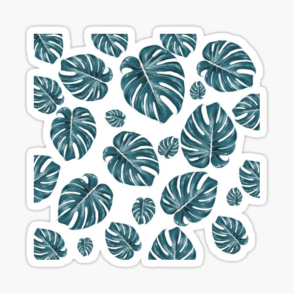 Monstera Lush T shirt Sticker