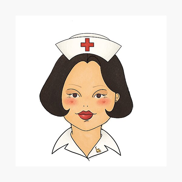 Item preview, Vintage Nurse designed and sold by ppanina.