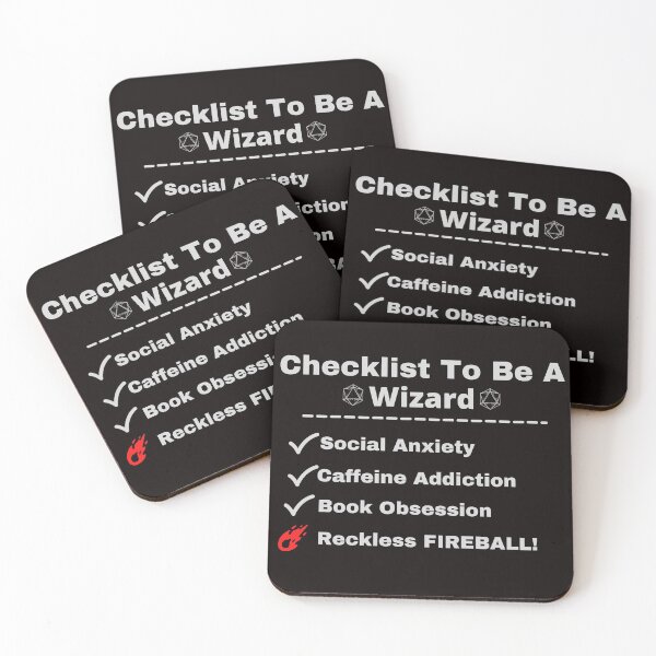 Item preview, Checklist To Be A Wizard designed and sold by rollinitiative.
