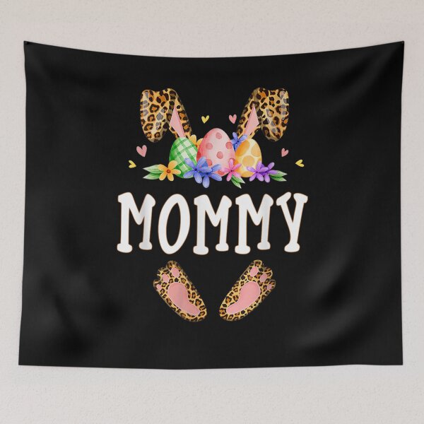 Item preview, Floral Leopard Mommy Bunny Gift Happy Easter Mother's Day  designed and sold by dannareyansh.