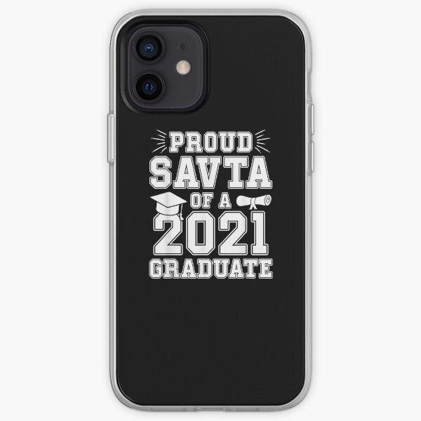 Proud Savta Of A 2021 Graduate Graduation Hebrew Grandma iPhone Soft Case