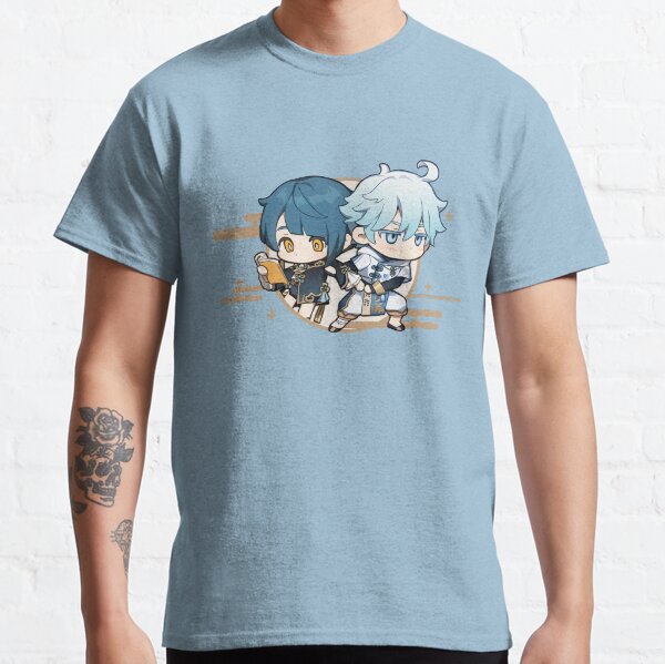 Xingqiu & Chongyun | Genshin Impact Aufkleber "Drag" Classic T-Shirt