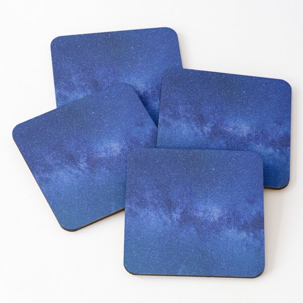 Artikelvorschau, Velvet blue milky way, Galaxy land, tiny sparkle stars, shiny blue, glitter dust starry constellation, outer space, universe entworfen und verkauft von August-E.