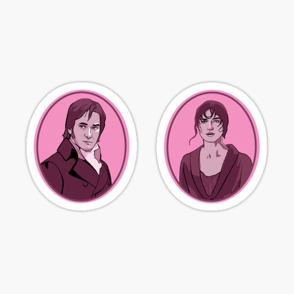 Elizabeth Bennet and Mr. Darcy (2005) Sticker