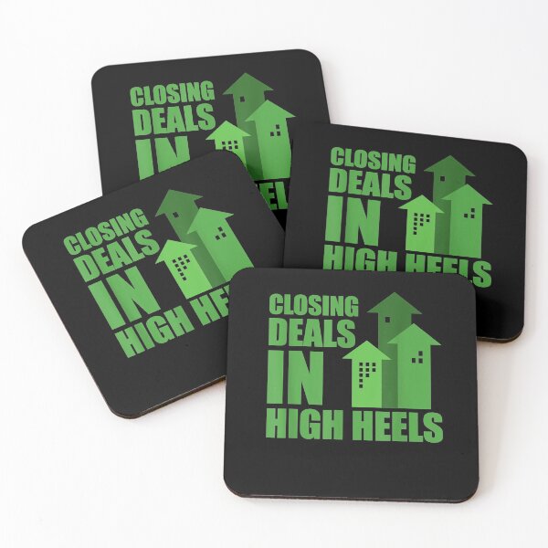 Item preview, Closing Deals In High Heels Design For Home Selling Realtor  designed and sold by dannareyansh.