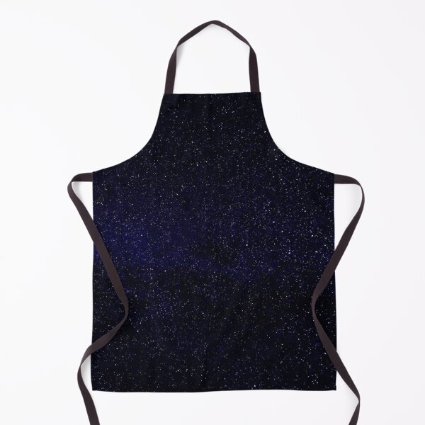 Aperçu de l'œuvre Gloss black Dark shiny smooth black milky way, Galaxy land, tiny sparkle stars, shiny blue, glitter dust starry constellation, outer space, universe créée et vendue par August-E.