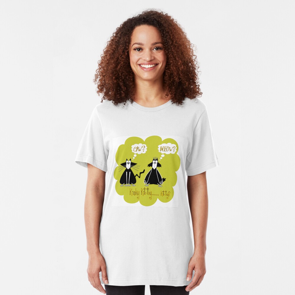 Kinky... Kitty? Slim Fit T-Shirt