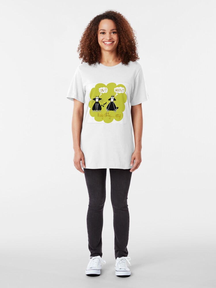 Alternate view of Kinky... Kitty? Slim Fit T-Shirt