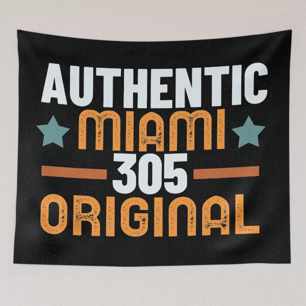 Item preview, Authentic Miami 305 Original Area Code USA City designed and sold by YueHeng Creates ⭐⭐⭐⭐⭐.