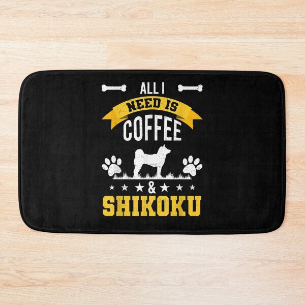 Item preview, I Need Coffee And Shikoku Dog Lover  designed and sold by dannareyansh.