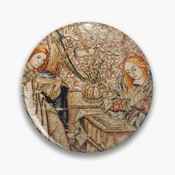 Item preview, Embroidery with the Annunciation designed and sold by Freyas-Eventyr.