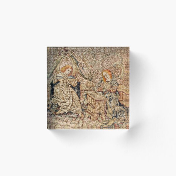Item preview, Embroidery with the Annunciation designed and sold by Freyas-Eventyr.