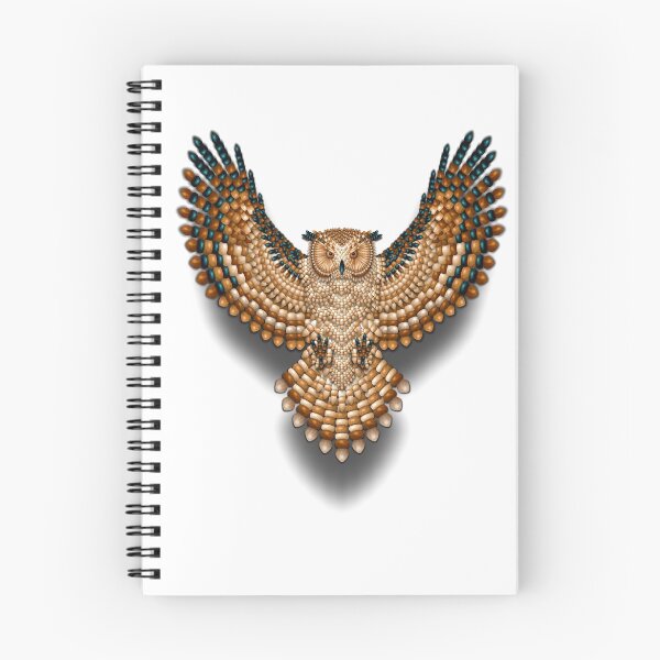 Item preview, Beadwork Great Horned Owl designed and sold by Naumaddic Arts.