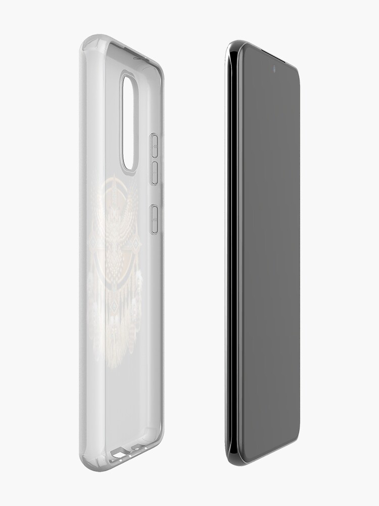 Alternate view of Native American Beadwork Owl Mandala Case & Skin for Samsung Galaxy