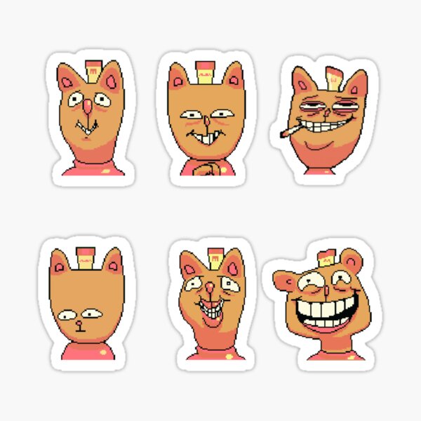 Burgerpants - Expression Collage Sticker