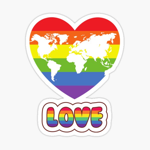 Lgbtq Pride Sticker For Sale By Chickabae95 Redbubble