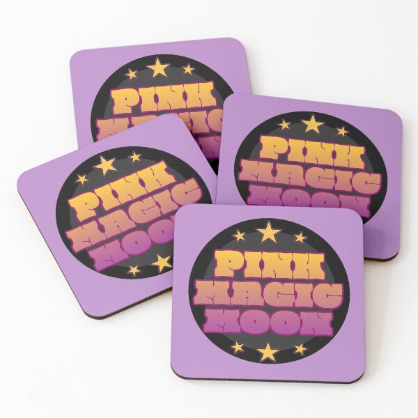 Aperçu de l'œuvre LUNE MAGIQUE ROSE / LUNE NEON / LUNE ROSE / BUS MAGIQUE / ÉTOILES créée et vendue par pink-magic-moon.