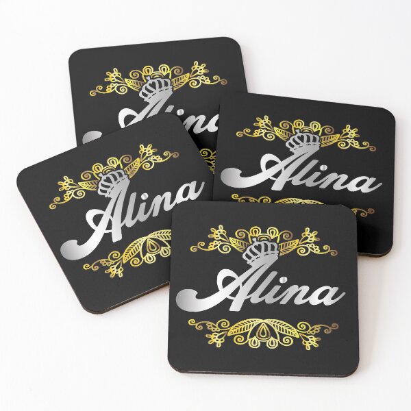 Item preview, Alina name design - Alina- i'm  Alina,  gift for Alina- Happy birth day Alina, female name design  designed and sold by BAYIDESIGNER.
