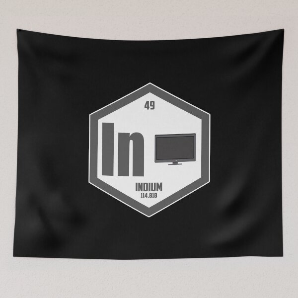 Item preview, Indium Chemical Element Periodic Table Gift designed and sold by TTFMerch.