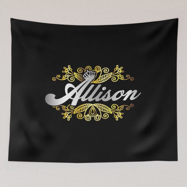 Item preview, Allison name design - Allison - i'm Allison,  gift for Allison- Happy birth day Allison, female name design  designed and sold by BAYIDESIGNER.