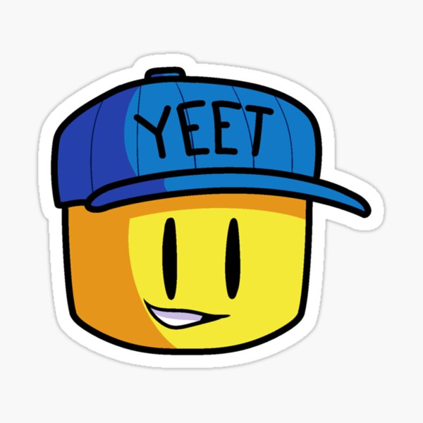 Roblox Hat Stickers Redbubble - yellow bucket hat roblox