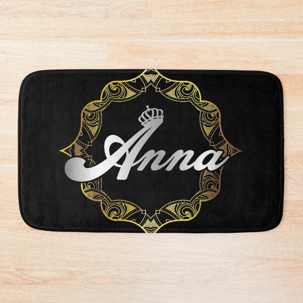 Artikelvorschau, Anna Namensentwurf - Anna - ich bin Anna, Geschenk für Anna - Alles Gute zum Geburtstag Anna weiblicher Namensentwurf entworfen und verkauft von BAYIDESIGNER.