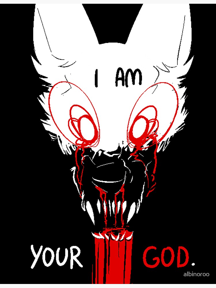 I AM GOD Sticker for Sale by loplock