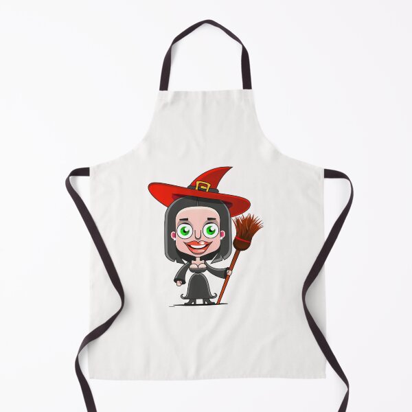 Item preview, A cartoon witch flying on a broomstick cartoon Sign for print, in comics, Fashion, pop art  designed and sold by Ackler88.