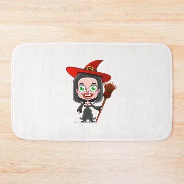 Item preview, A cartoon witch flying on a broomstick cartoon Sign for print, in comics, Fashion, pop art  designed and sold by Ackler88.