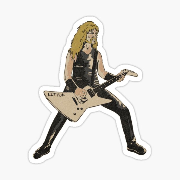 Papa 'Tallica Sticker