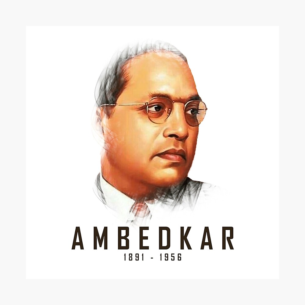 B. R. Ambedkar black and white