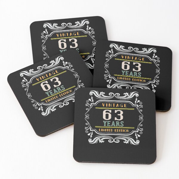 Item preview, 63rd Happy Birthday Vintage Edition 63 Years Old 1990s Born Gift  designed and sold by venitamara.