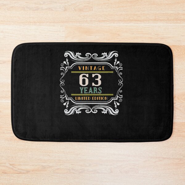 Item preview, 63rd Happy Birthday Vintage Edition 63 Years Old 1990s Born Gift  designed and sold by venitamara.