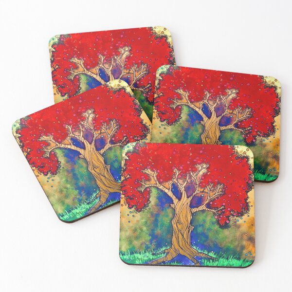 Item preview, Dotted Red Tree designed and sold by artsydeafy.