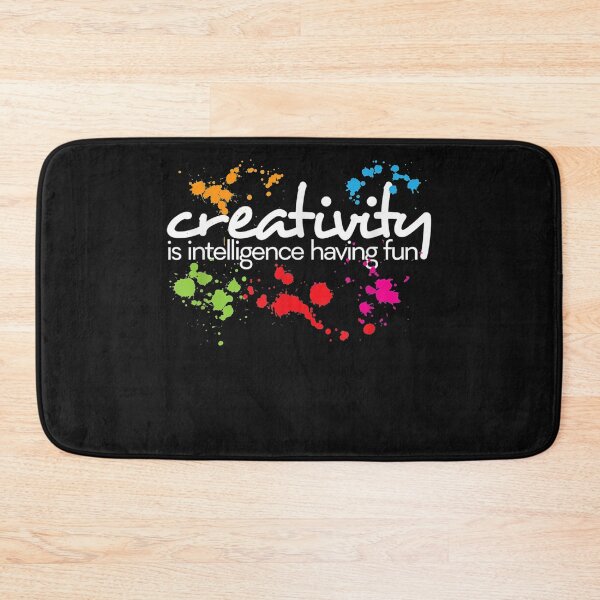 Item preview, Creativity is intelligence having fun colorful art designed and sold by simonbucholz.