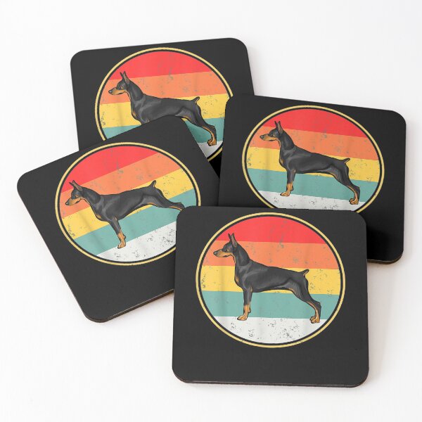 Item preview, Vintage Retro Sunset Doberman Pinscher Dog Gift  designed and sold by venitamara.