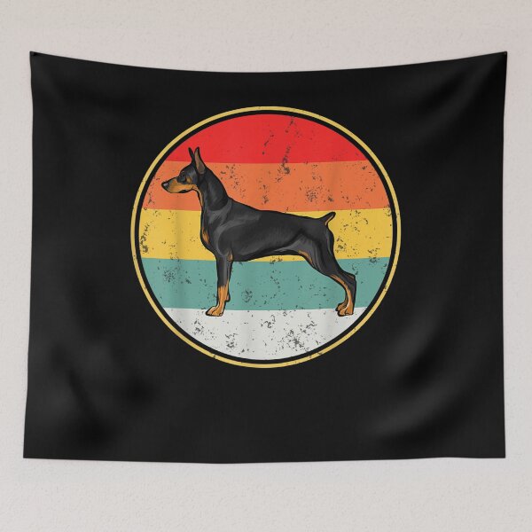 Item preview, Vintage Retro Sunset Doberman Pinscher Dog Gift  designed and sold by venitamara.