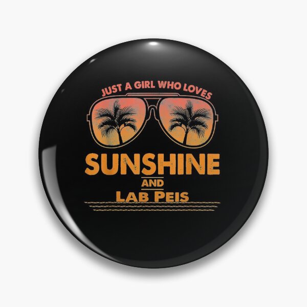 Item preview, Just A Girl Who Loves Sunshine And Lab Peis Sunglasses Gift  designed and sold by venitamara.