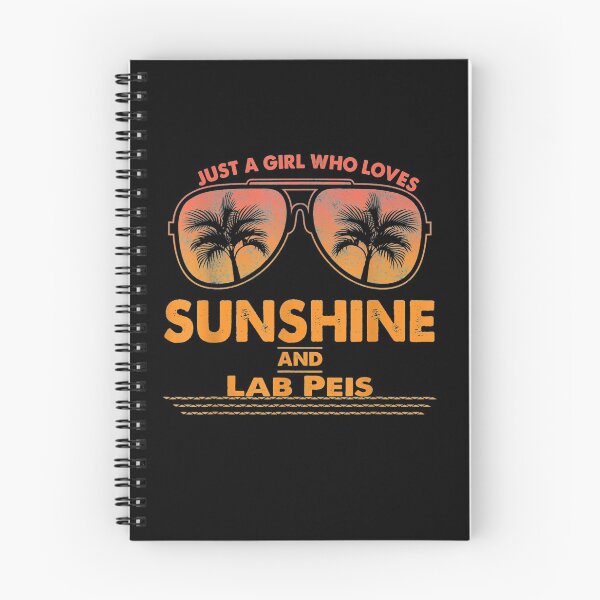 Item preview, Just A Girl Who Loves Sunshine And Lab Peis Sunglasses Gift  designed and sold by venitamara.
