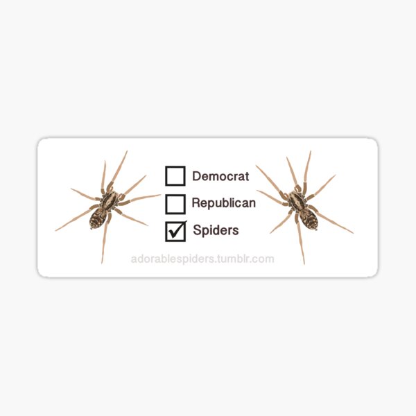 spiders 2016 Sticker