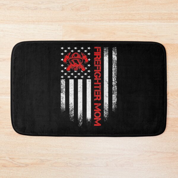 Item preview, Vintage Usa American Flag Firefighter Mom Silhouette Funny Gift  designed and sold by venitamara.