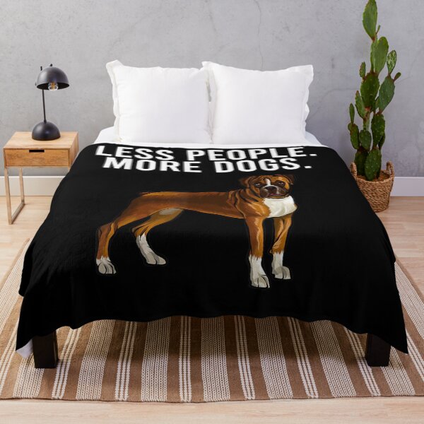 Item preview, Less People More Dogs Boxer Funny Introvert Gift  designed and sold by venitamara.
