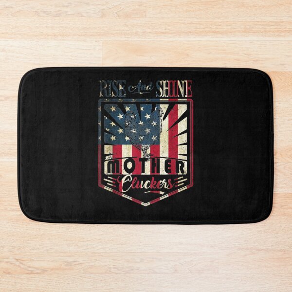 Item preview, Funny Rise And Shine Mother Cluckers Vintage American Flag Gift  designed and sold by venitamara.