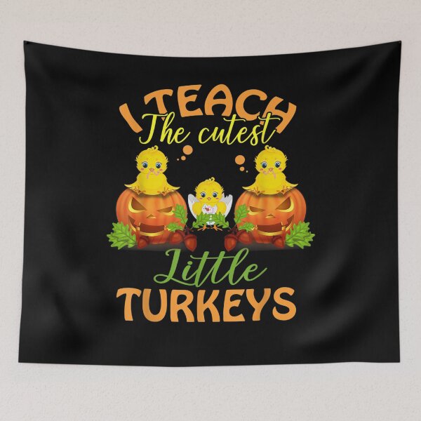 Item preview, I Teach The Cutest Little Turkeys Spooky Gift  designed and sold by venitamara.