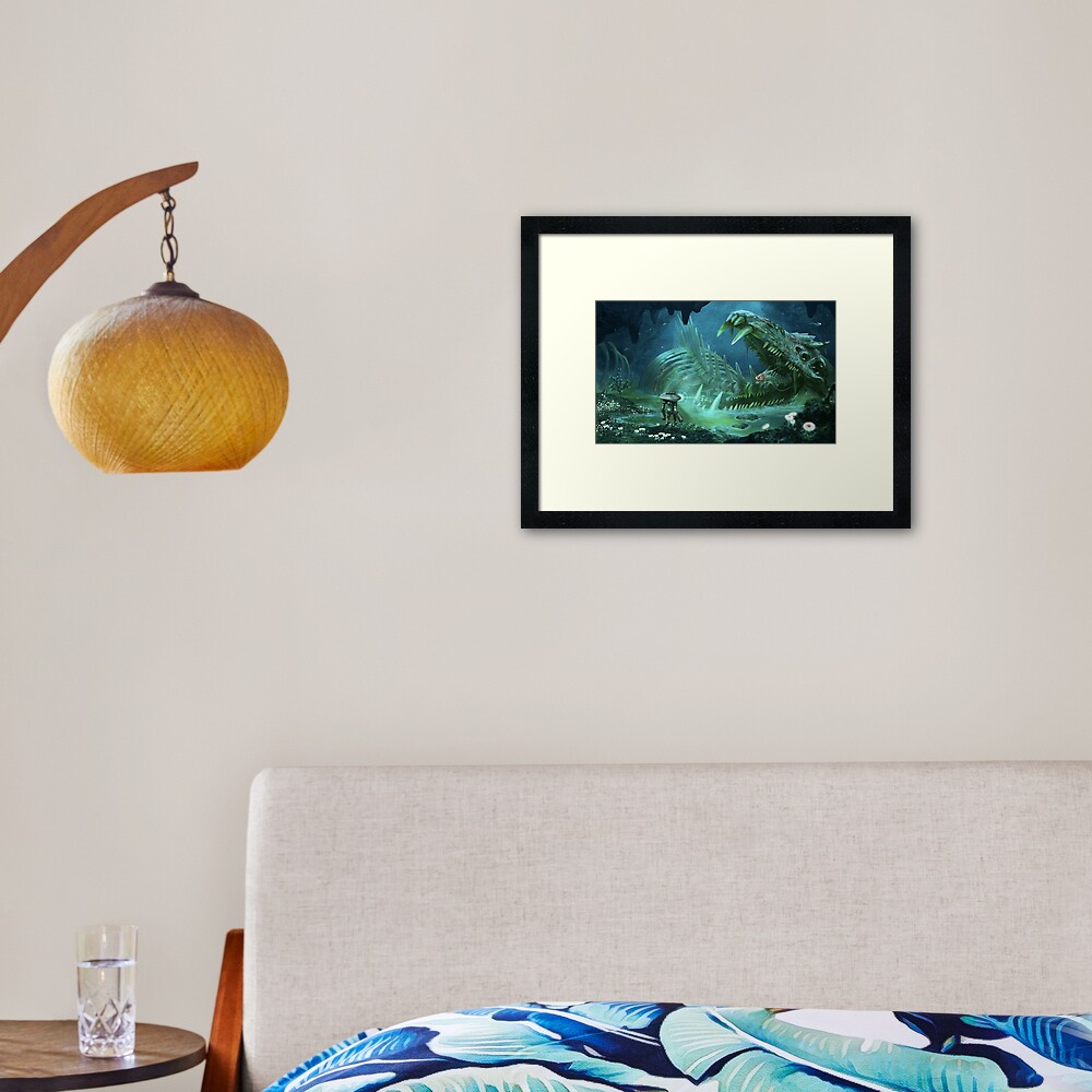 Exploring the Lost River Framed Art Print