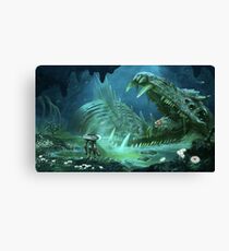 Exploring the Lost River Canvas Print