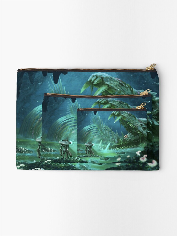 Alternate view of Exploring the Lost River Zipper Pouch