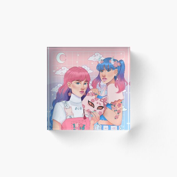 Aperçu de l'œuvre Filles Harajuku créée et vendue par Pinkcapri.
