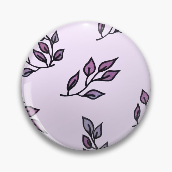 Aperçu de l'œuvre Feuilles aquarelles violettes dessinées à la main créée et vendue par lakhum.