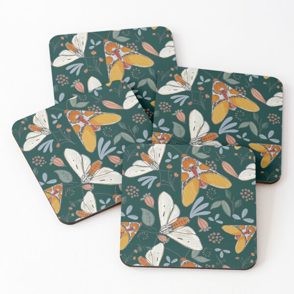 Item preview, Orange Golden Moths designed and sold by SparkFreely.